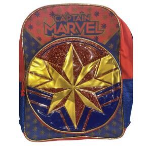 Avengers 16" Backpack Captain Marvel Comics Carol Danvers Book Bag School